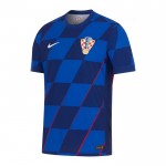 Günstige Fußballtrikots Kroatien Kramaric 9 Auswärtstrikot EURO 2024 Kurzarm